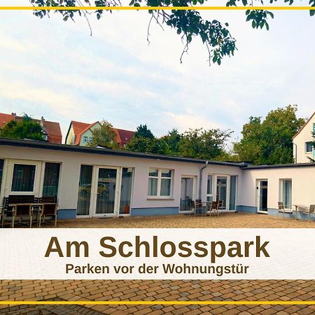 Fewo Urban Gotha - Apartment Orangerie - Am Schlosspark- Parken An Der Der Tuer- Barrierefrei, 900 Meter Zum Bahnhof - Wallbox 外观 照片