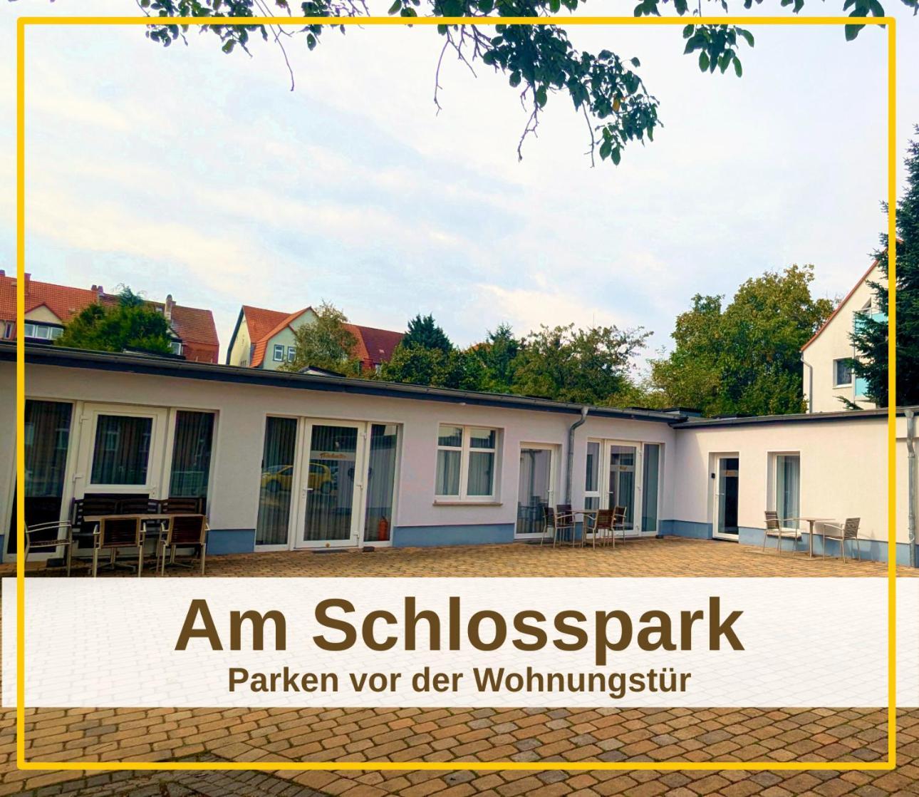 Fewo Urban Gotha - Apartment Orangerie - Am Schlosspark- Parken An Der Der Tuer- Barrierefrei, 900 Meter Zum Bahnhof - Wallbox 外观 照片